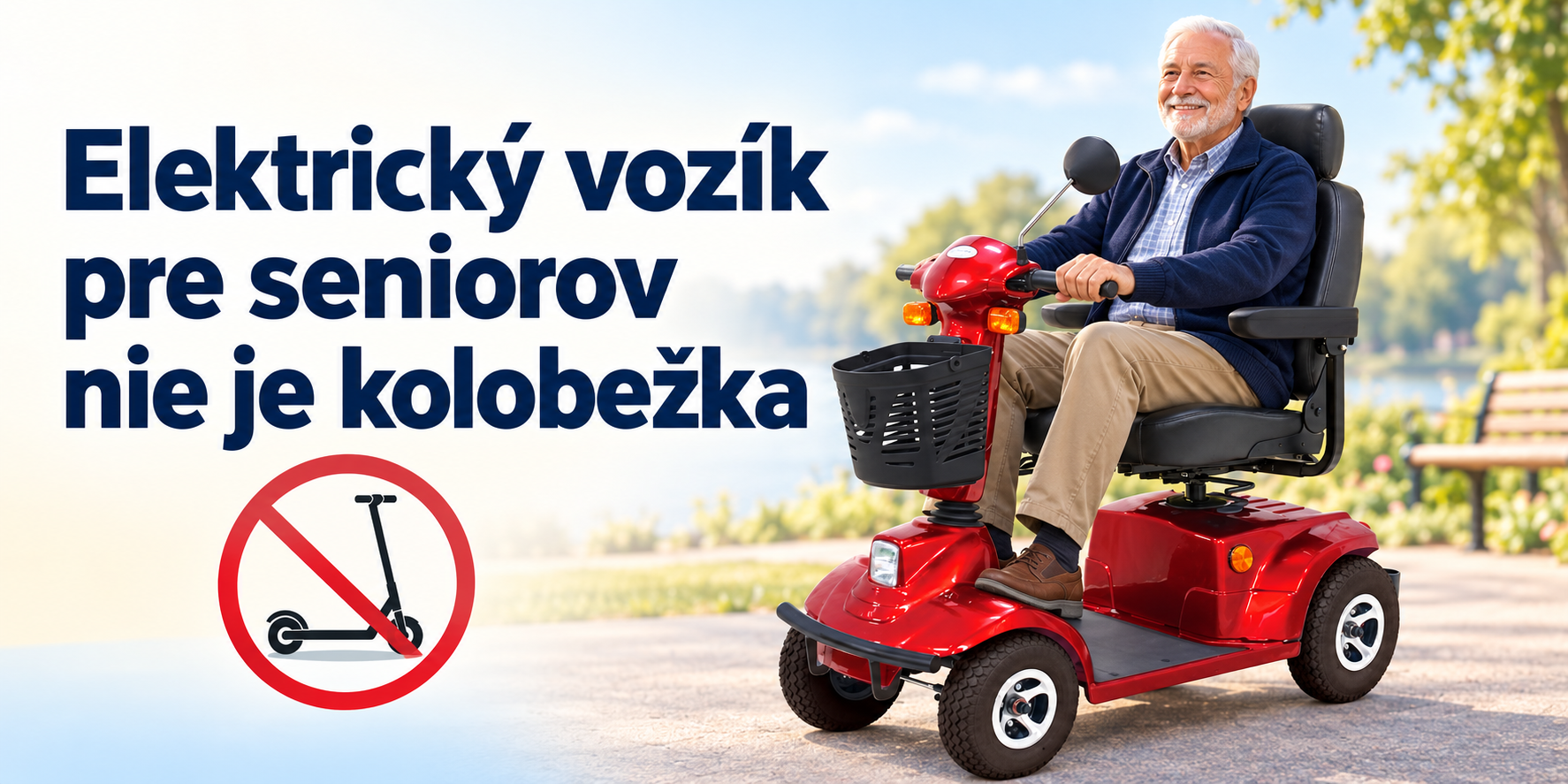 Elektro vozík nie je kolobežka. Nič sa teda zo zákonného hľadiska nemení.
