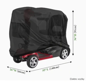 Plachta na elektrický vozík