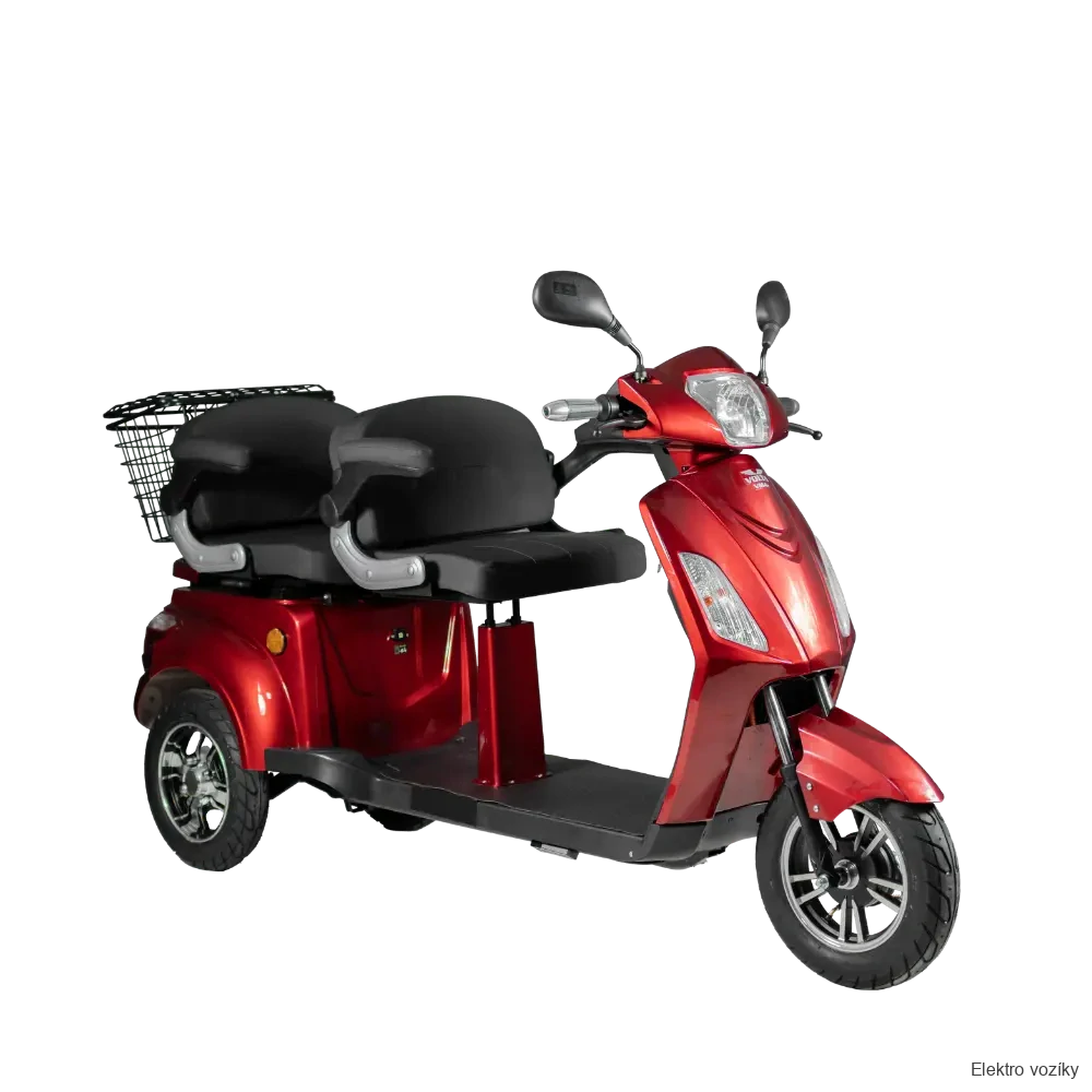 Dvojmiestny elektrický trojkolesový skúter Volta Plus +