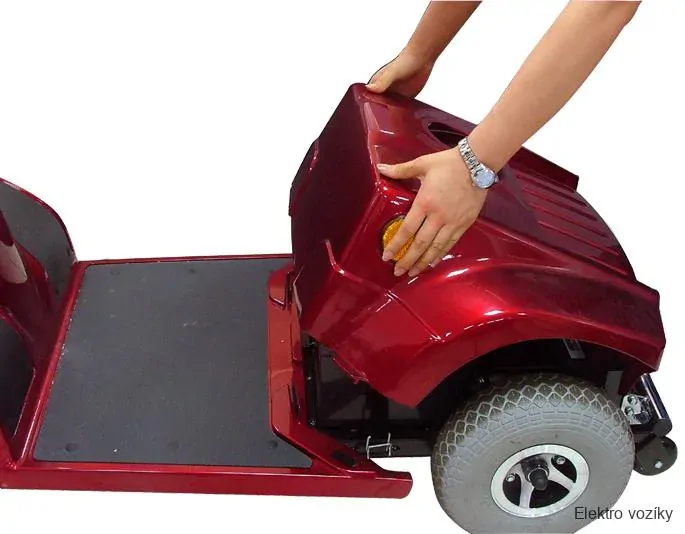 Rehab trojkolesový elektrický vozík Elena 3