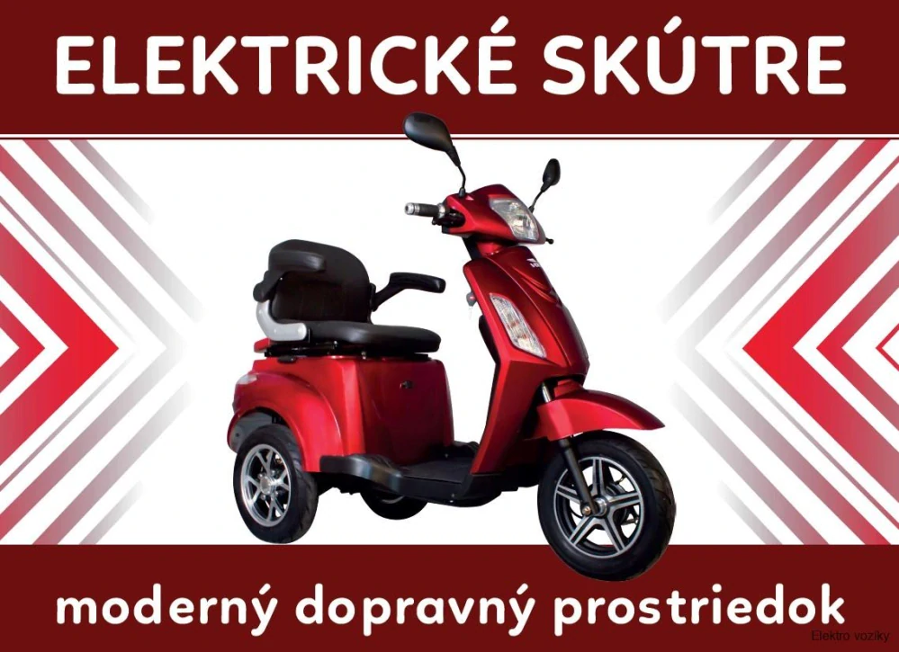 Elektrický trojkolesový skúter Volta 1000W